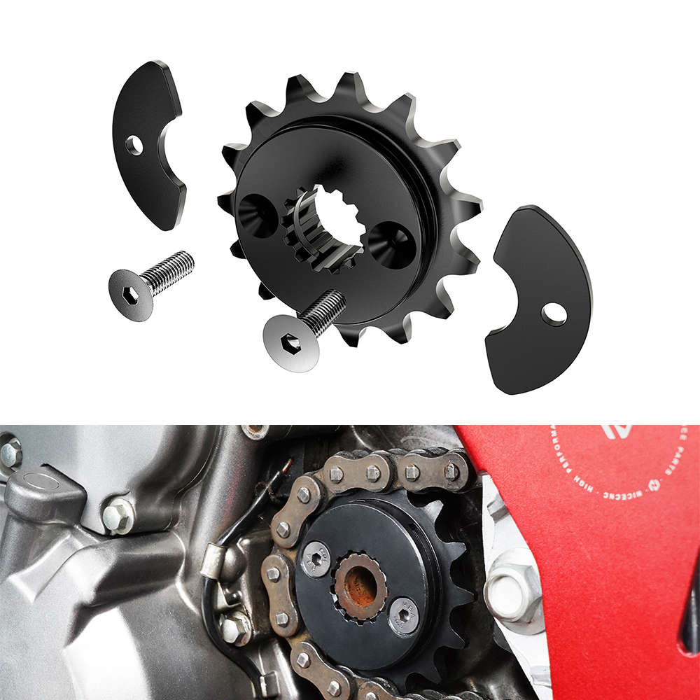 NICECNC 15T Front Sprocket For Honda XR650L (1993-2025) - Black