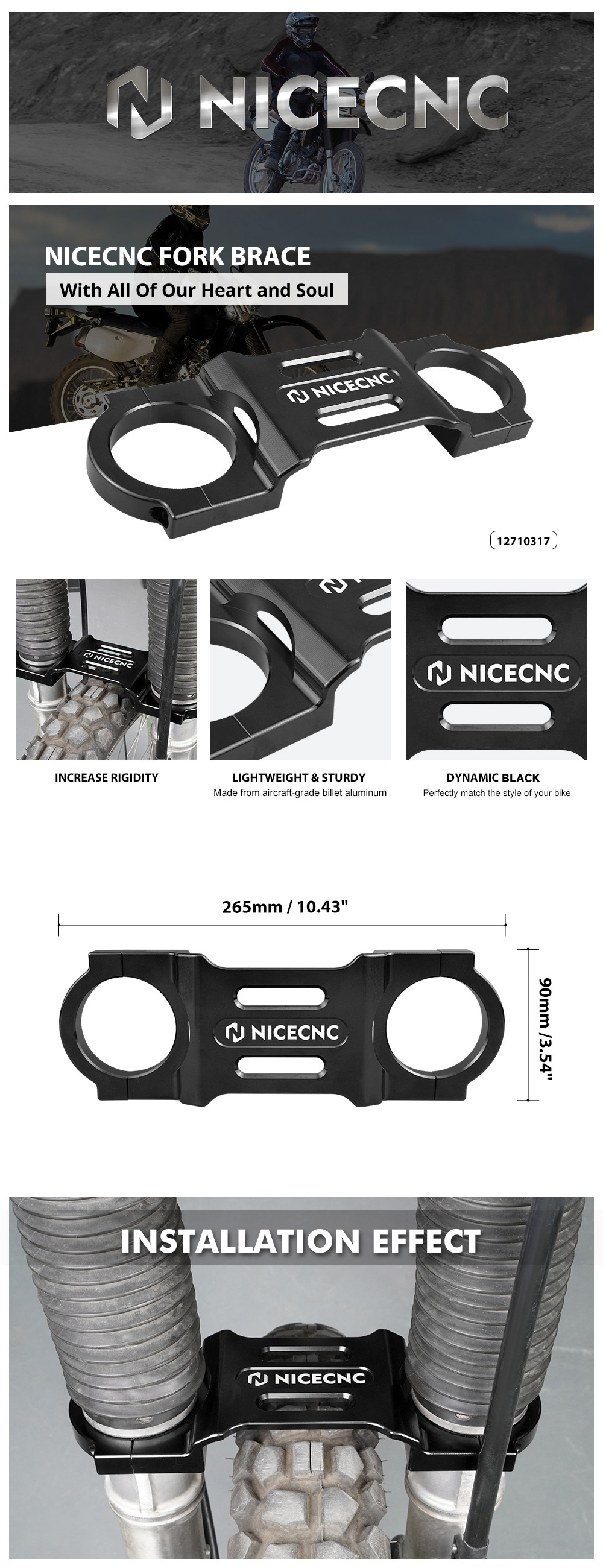 NICECNC For Honda XR650L 1993-2025 2024 2023 Motorcycle Front Fork