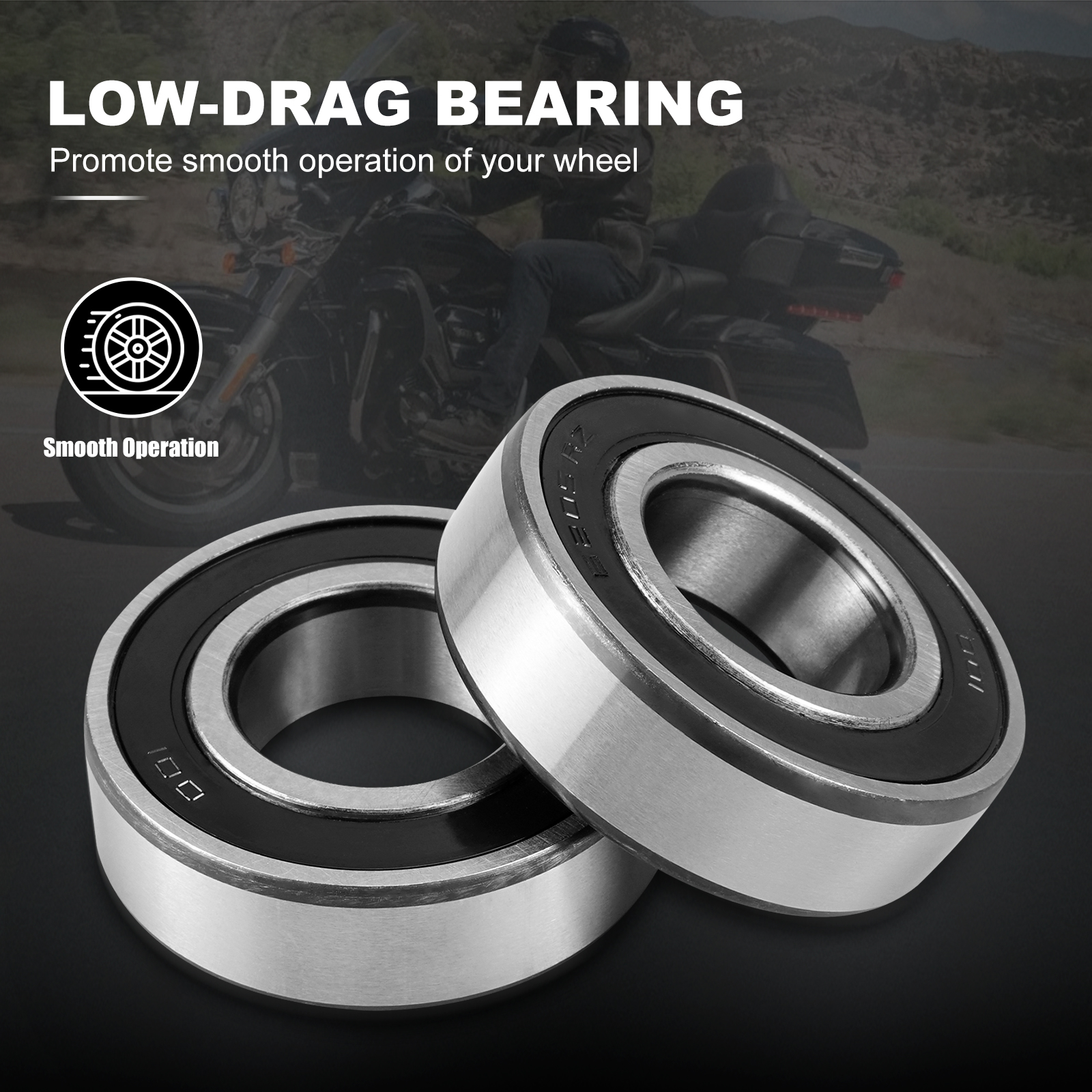 25mm #9276 Front Wheel Bearings Kits For Harley-Davidson Non