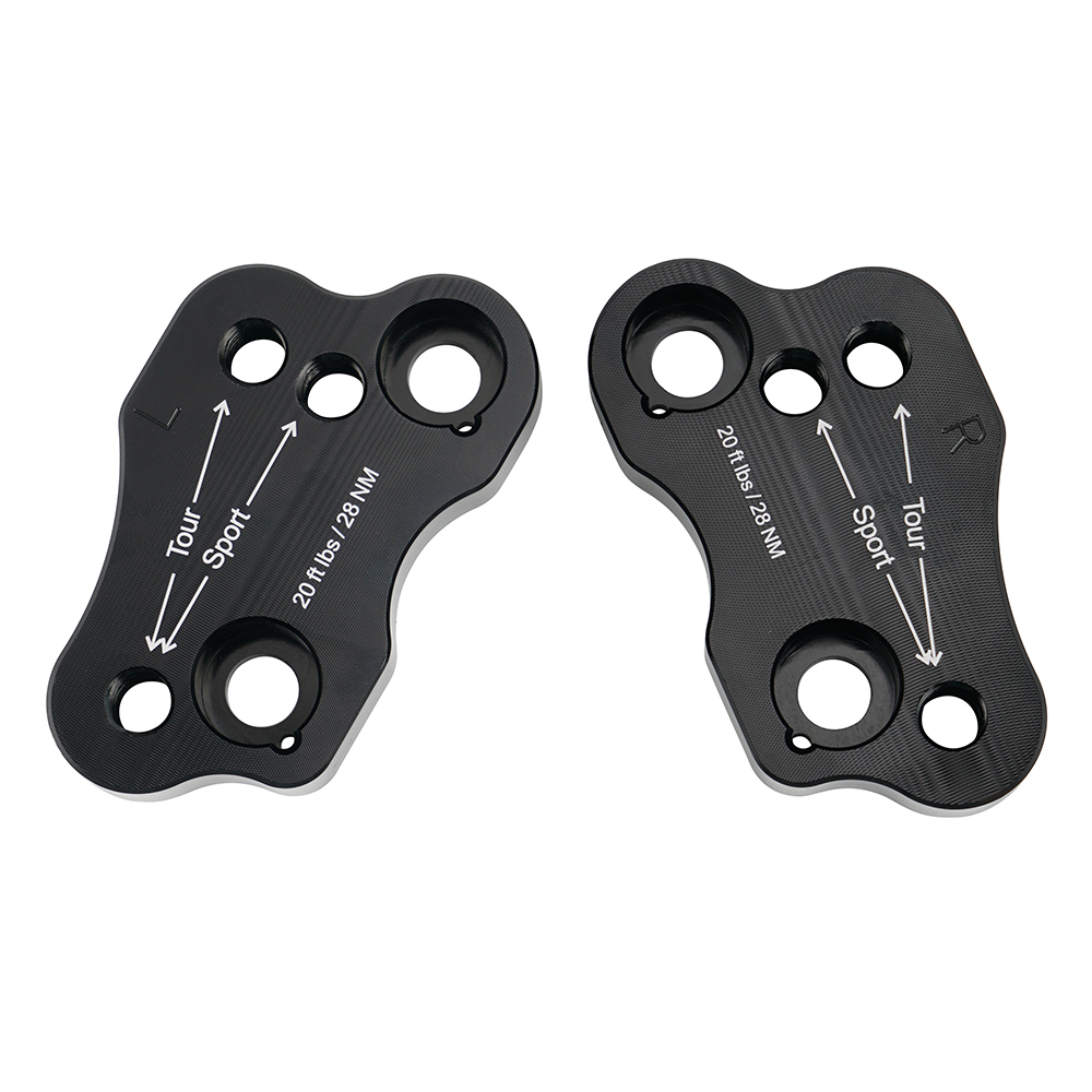 Auto Parts & Accessories Motorcycle Handlebar Risers Black Aluminum Set