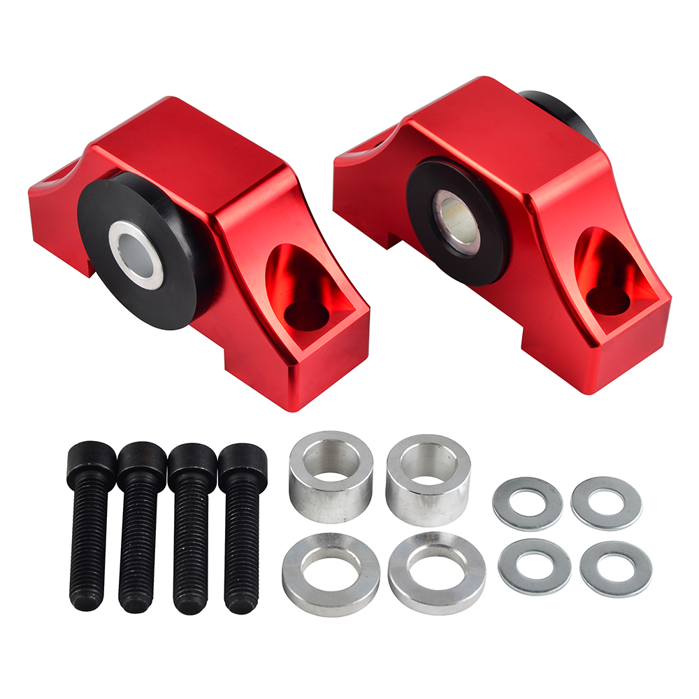 2PCS Engine Motor Torque Mount B-//D-series Aluminum For 92-00 Honda Civic EG EK