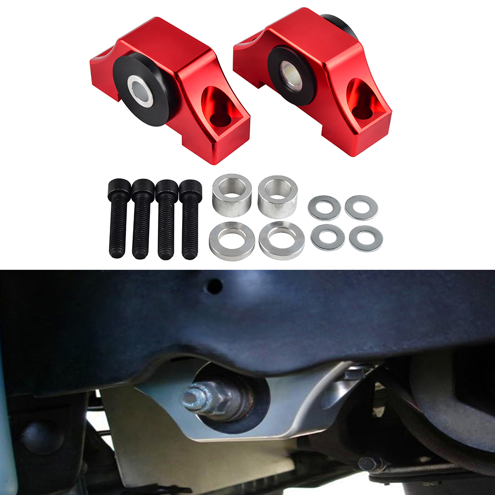 2PCS Engine Motor Torque Mount B-//D-series Aluminum For 92-00 Honda Civic EG EK
