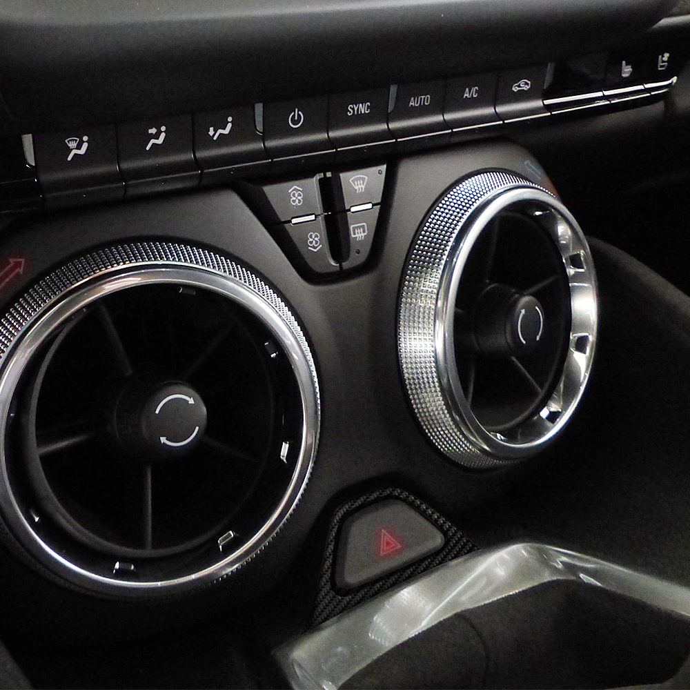 1x Car Interior Hazard Button Cover Trim For Chevy Camaro