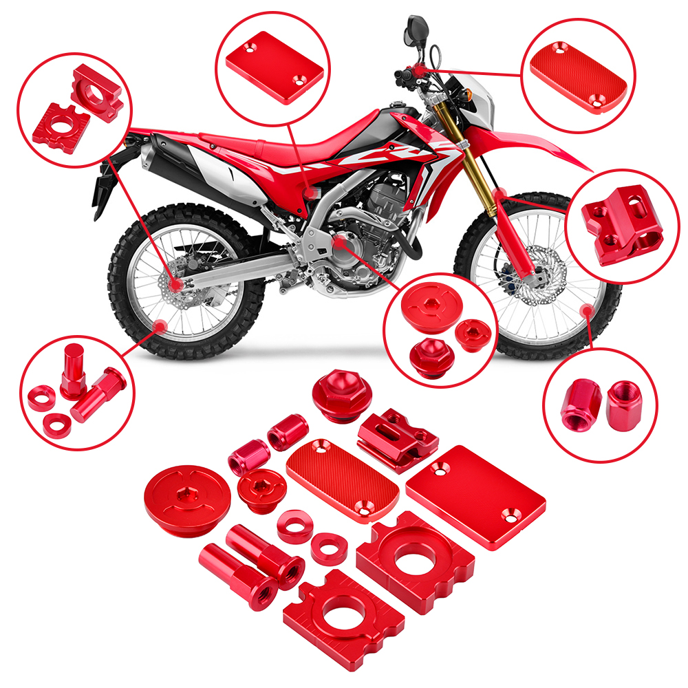 For Honda Crf250l Crf250m 12 17 Bling Kit Cnc Billet Anodized Aluminum Other Motorcycle Parts Scubadivetoday Com