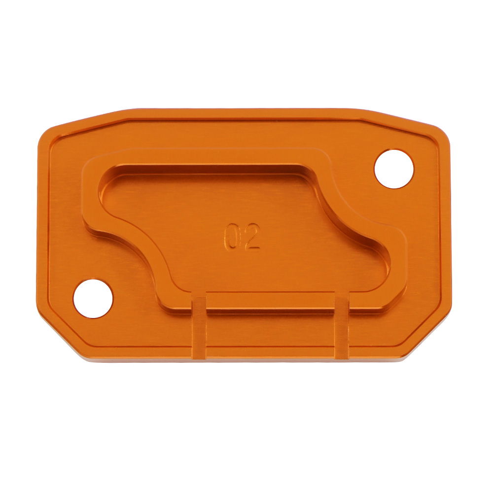 CNC Machined Brake Reservoir Cover For KTM Dirt Bikes (125-530 SX, EXC, XC Models) | Anodized Aluminum