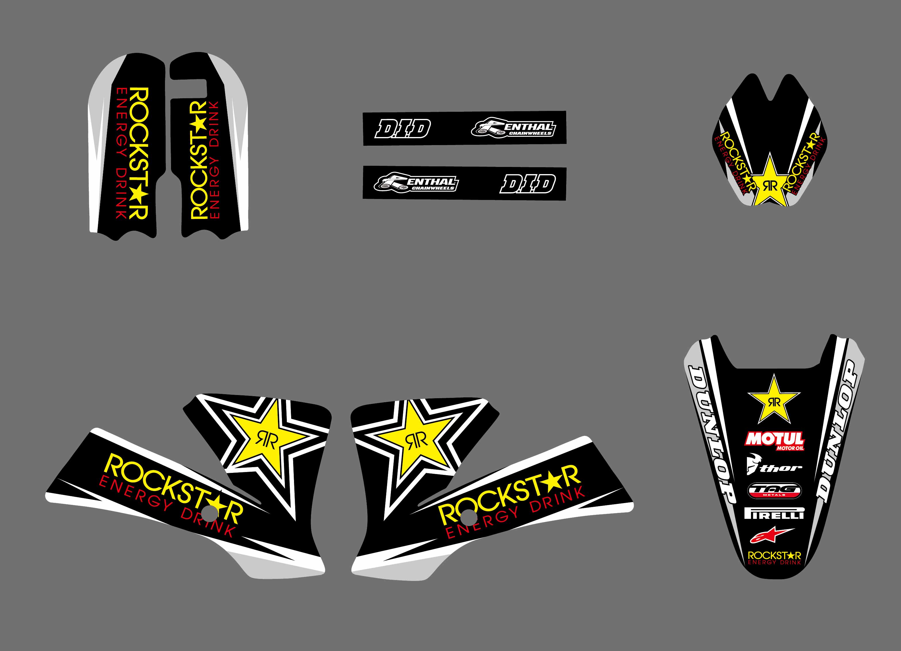 KTM 65 FMF Racing Graphics Kit 02-08 65sx sx Decal Sticker Kit 2002-2008
