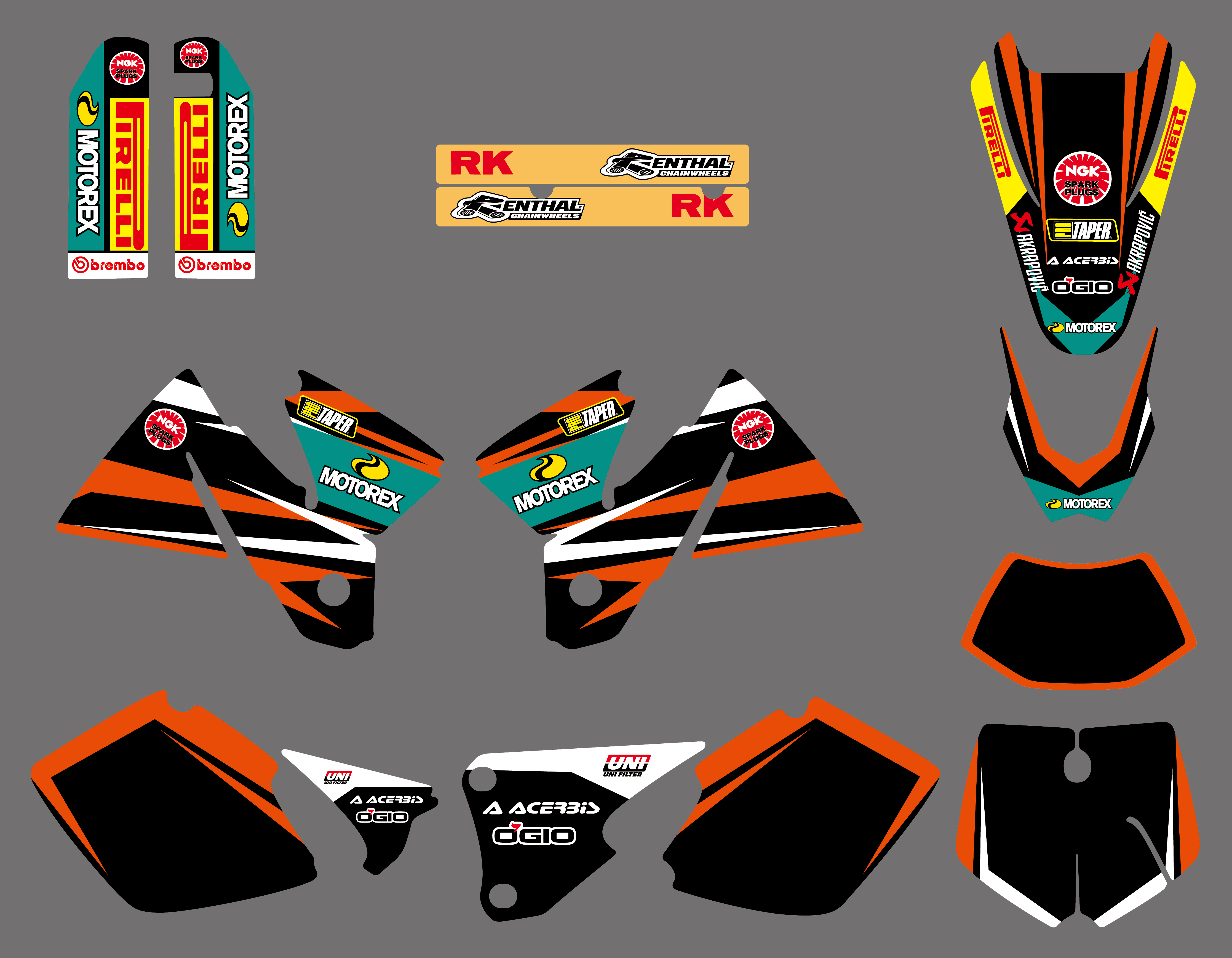 motorex sticker kit